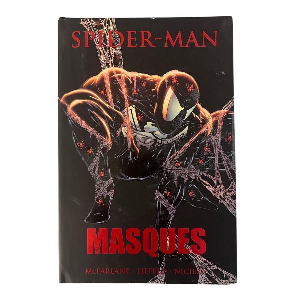 Spider-Man Masques Hardcover HC Graphic Novel Marvel Todd McFarlane Black Suit